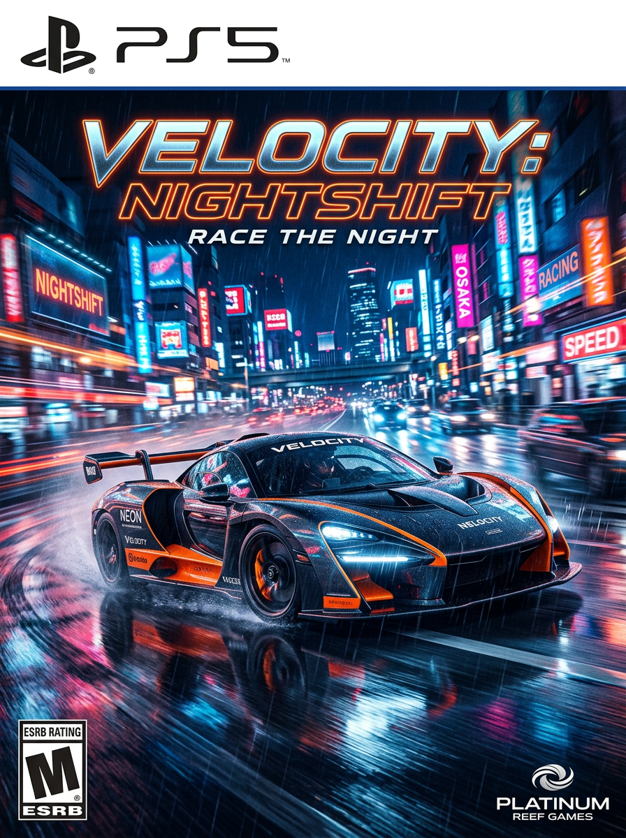Neon Drive Championship racing game